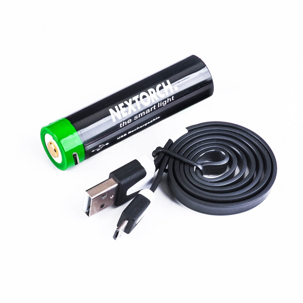 Batterie 18650 rechargeable USB Li-on 3 400 mAh