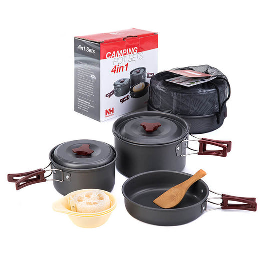 Batterie de cuisine 4 en 1 pour 3 personnes