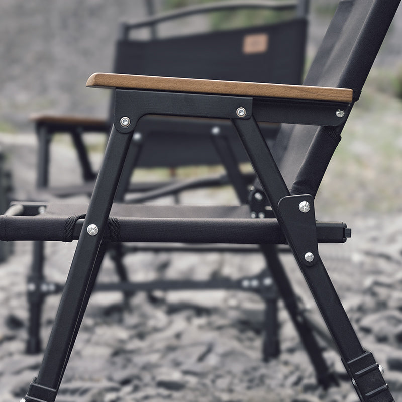 Chaise pliante amovible en alliage d'aluminium pour l'extérieur