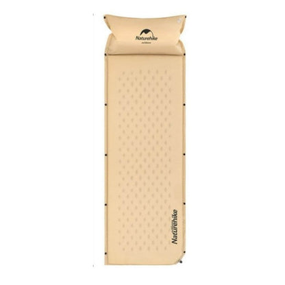 Matelas de camping gonflable avec oreiller intégré