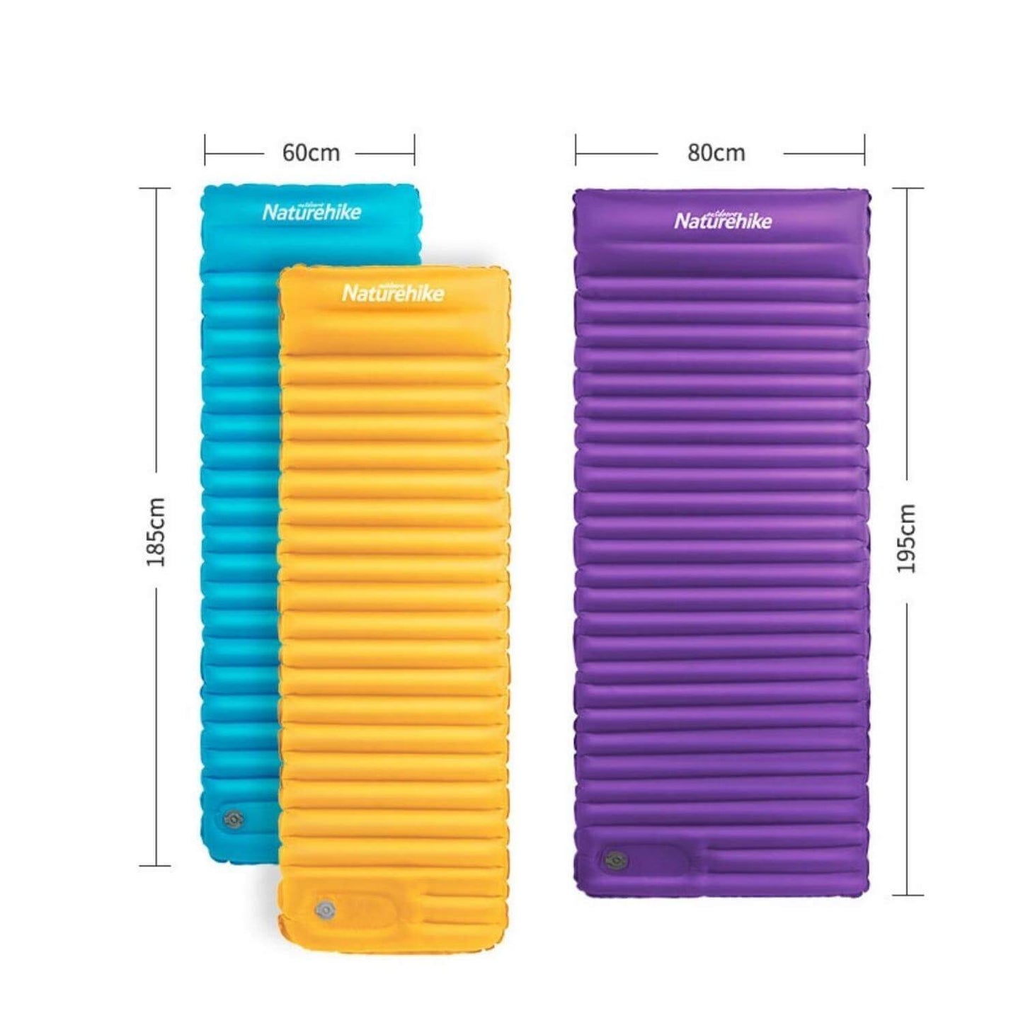 Matelas de camping avec pompe intégré