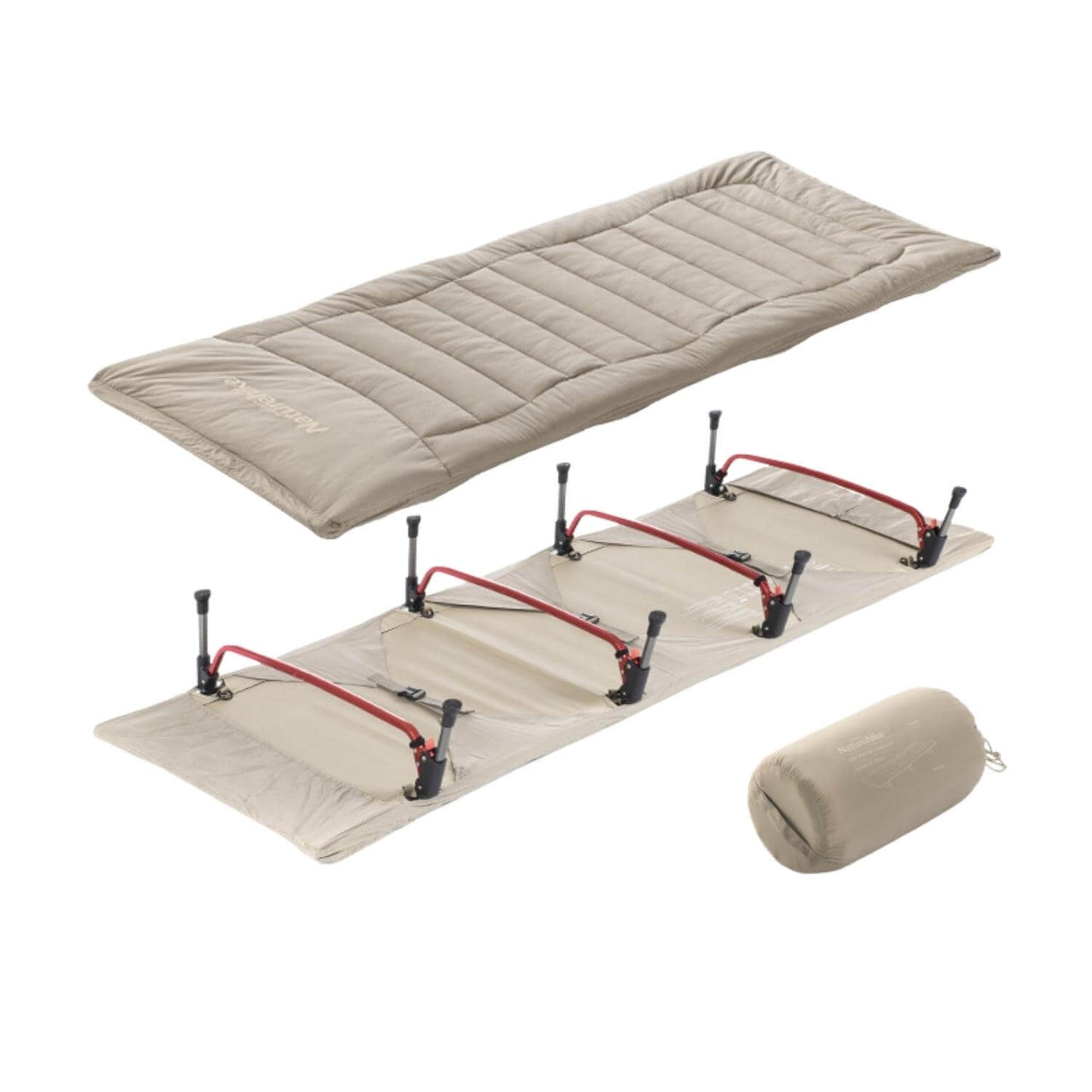 Matelas de coton pour lit de camping