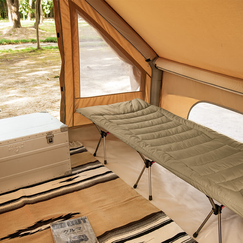 Matelas de coton pour lit de camping