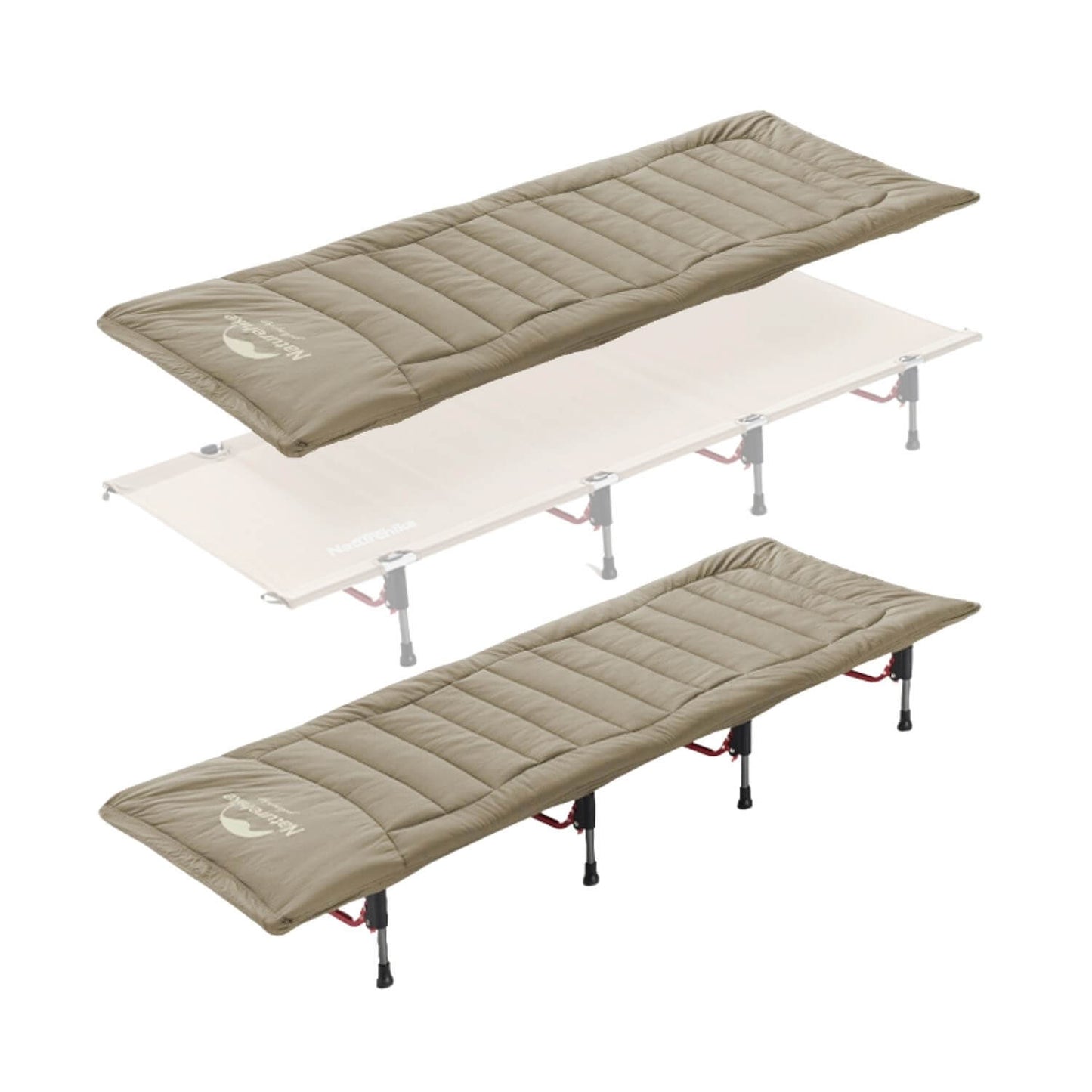 Matelas de coton pour lit de camping