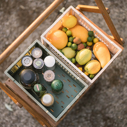 Panier de rangement pliable en polypropylène