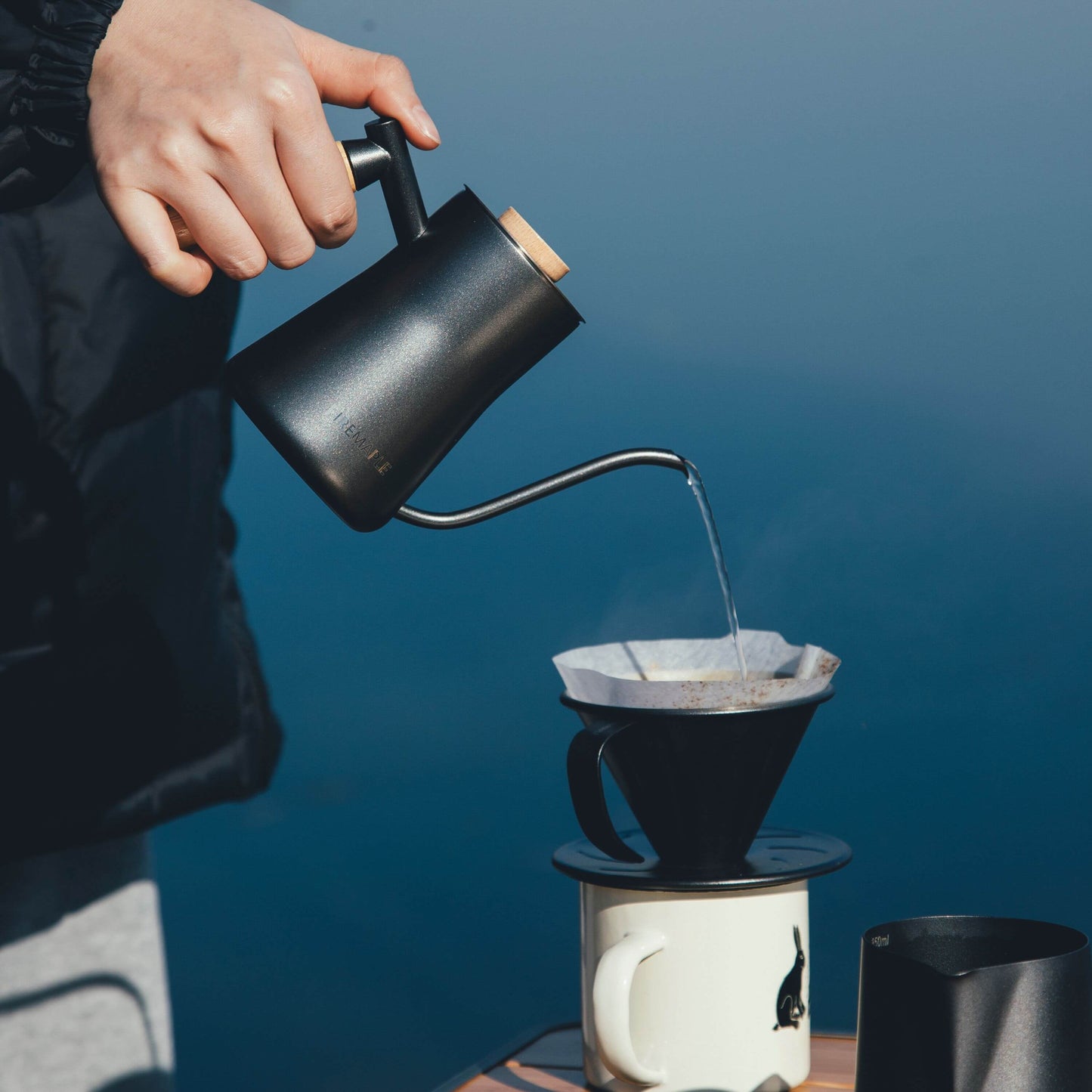 Tasse émaillée Corail