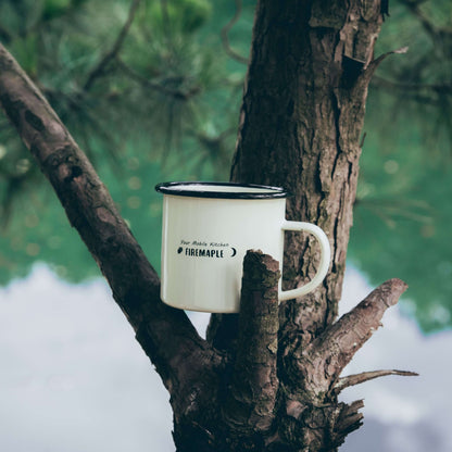 Tasse émaillée Corail