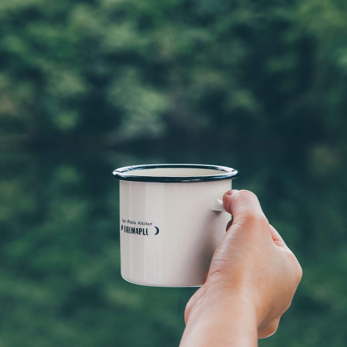 Tasse émaillée Corail