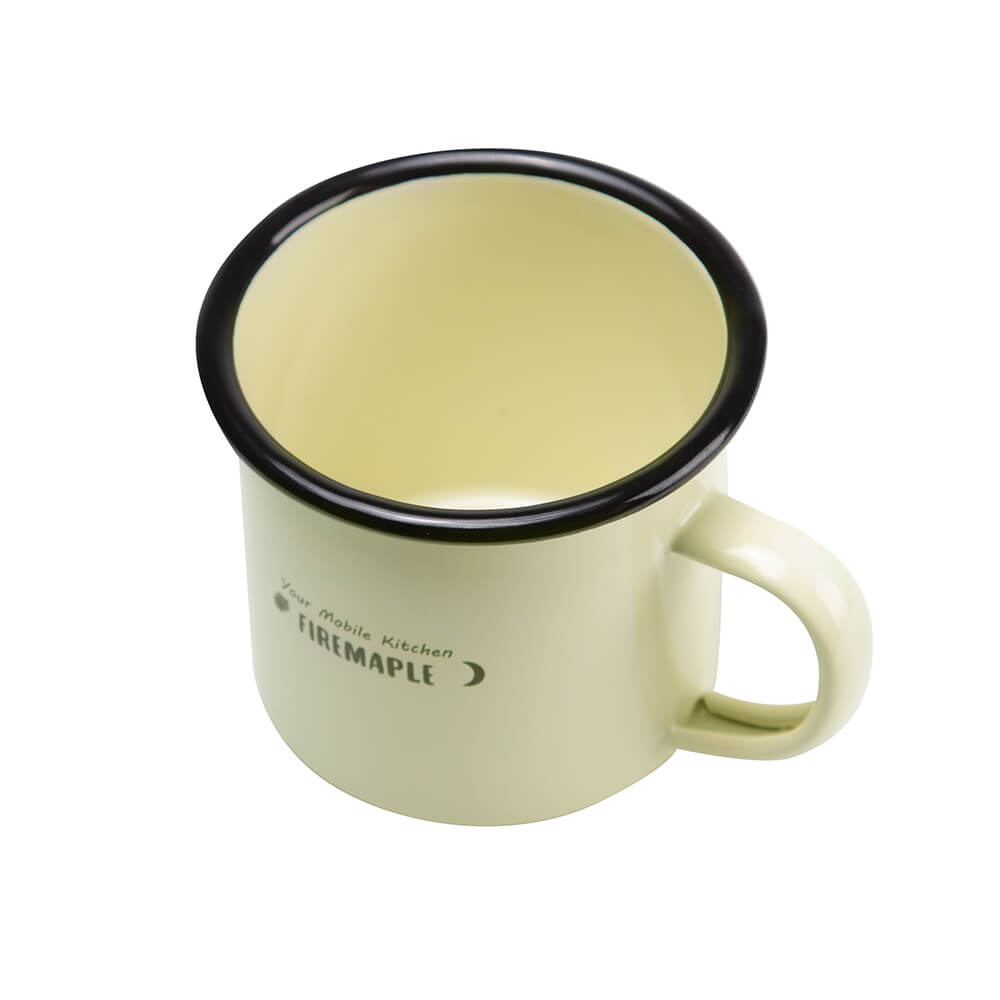 Tasse émaillée Corail