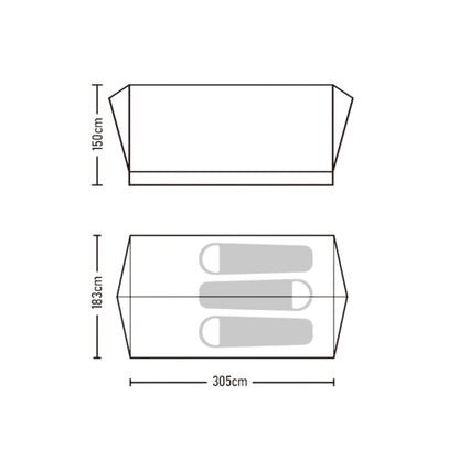 Tente en coton Extend 5.6